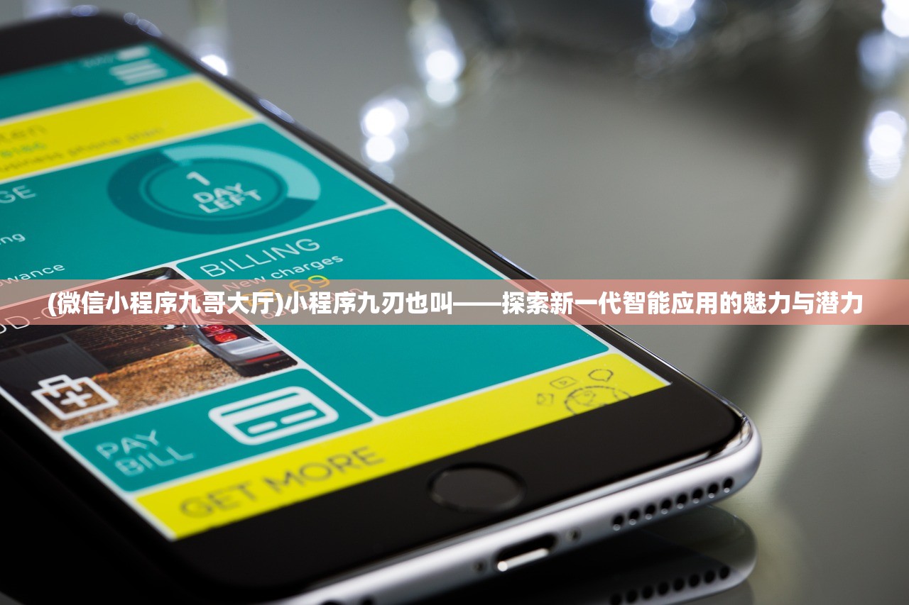 (微信小程序九哥大厅)小程序九刃也叫——探索新一代智能应用的魅力与潜力